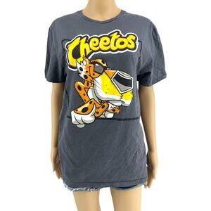 Cheetos Chester Cheetah Graphic Tee Shirt Gray Unisex Medium
